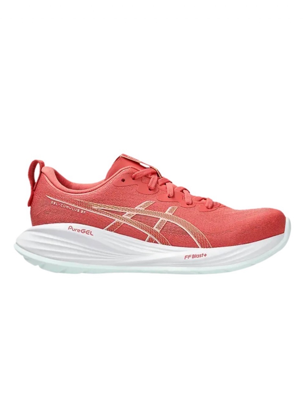 ASICS Gel-Cumulus 27 Running Shoes Women's Size 7.5 Dark Pink Clay White